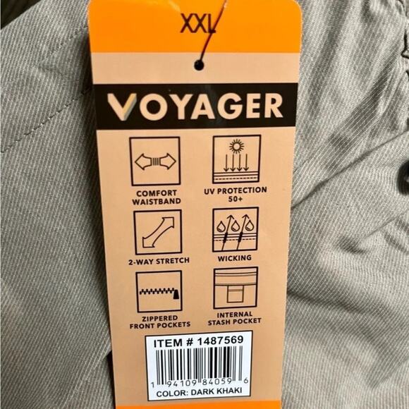 Voyager Men’s Shorts Performance Golf Active 2 Pairs Size XXL NWT - Picture 6 of 7